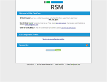Tablet Screenshot of clientcare.mcgladrey.com